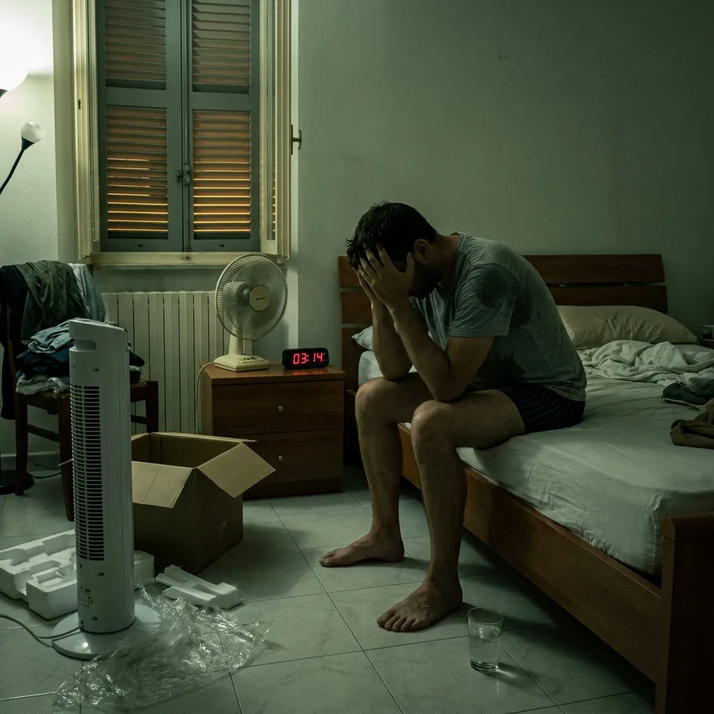 Notti insonni per il caldo