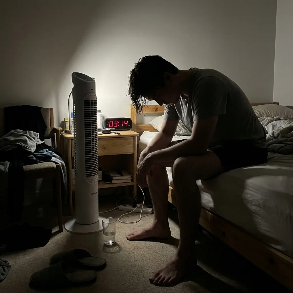 Noites sem dormir por causa do calor